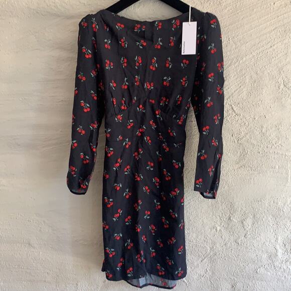 NWT Reformation Cherry Print Dress - Picture 14 of 15